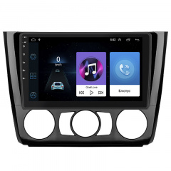 Магнитола Lesko для BMW 1 серии I (E81/E82/E87/E88) Рестайлинг Manual AC 2007-2011 9" 1/16Gb Wi-Fi GPS Base (12338-74322) Сарны