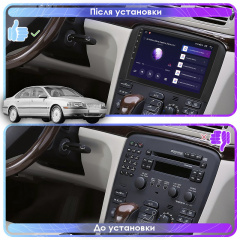 Штатная магнитола Lesko для Volvo S80 I 1998-2003 экран 9 6/128Gb Умань