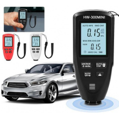 Толщиномер краски цифровой Icar HW-300 Mini 0 - 2000 мкм Fe и Nfe Черный (RE050738) Орехов