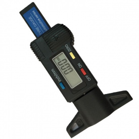 Цифровой толщиномер измеритель глубины протектора шин (комлпект стандарт) (HFKLD90DMN)