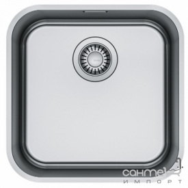Квадратная кухонная мойка под столешницу Franke Smart SRX 110-40 122.0739.591 полированная сталь