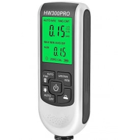 Толщиномер краски цифровой Icar HW-300 Pro 0 - 2000 мкм Fe и Nfe Белый (RE050737)