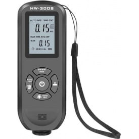 Толщиномер краски цифровой Icar HW-300 S 0 - 2000 мкм Fe и Nfe Черный (RE050739)