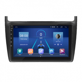 Штатная магнитола Lesko 9" Volkswagen Polo V 2009-2015 6/128Gb 4G Wi-Fi GPS Top (5460-43905)