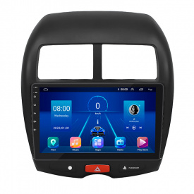 Штатная магнитола Lesko 10" Mitsubishi ASX I Рестайлинг 2012-2016 6/128Gb 4G Wi-Fi GPS Top (9564-43701)