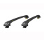 Автобагажник на крышу Turtle AIR 1 Hyundai Matrix 2001-2010 черный Королёво