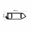 Переходная рамка Lesko 9" для Kia Morning Picanto 2011-2017 (10130-43521) Броды