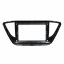 Переходная рамка Lesko 9" Hyundai Solaris Verna Accent 2017г.+ Серый (8953-33137) Вишгород