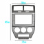Рамка переходная Lesko 10.1" Jeep Compass 2007-2010 (10188-45611) Надвірна