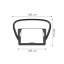 Переходная рамка для авто Lesko 9" Peugeot 607 2004-2010 (10845-59361) Ковель