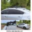 Автобагажник на крышу Turtle AIR 3 Kia Ceed 2010-2012 рестайлінг хетчбек 3 двері Черный Васильків