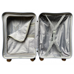 Чемодан Milano bag 015 M 60 л Серебряный (015/71/50) Балаклея