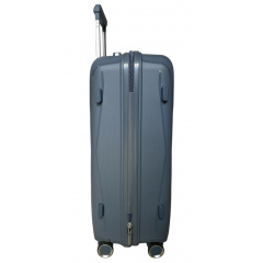 Чемодан Snowball Madisson 51103 L 100 л Серый (51103/52/49) Кушугум