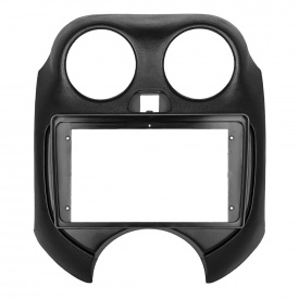 Переходная рамка Lesko 9" Nissan March Micra 2010-2013 Renault Pulse 2011-2019 Черный (9331-37895)