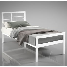 Односпальне ліжко Дамаск-міні Tenero металеве для спальні підлітка хостелу