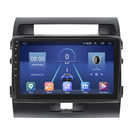 Магнитола Lesko Toyota Land Cruiser 200 Series Рестайлинг 1 2012-2015г 10" 2/32Gb 4G Wi-Fi GPS Top (9707-53984)