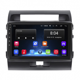 Штатная магнитола Lesko Toyota Land Cruiser 200 Series 2007-2012 10" 2/32Gb Wi-Fi GPS Base (9706-55122)