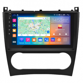 Магнитола Lesko для Mercedes-Benz C-Класс II (W203) Рестайлинг 2004-2008 IPS 9" 2/32Gb CarPlay 4G Wi-Fi Prime