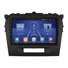 Штатная магнитола Lesko Suzuki Vitara II Рестайлинг 2018-н.в. 9" 6/128Gb 4G Wi-Fi GPS Top (10285-53945)
