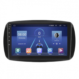 Штатная магнитола Lesko Smart Fortwo III 2014-н.в. 9" 6/128Gb 4G Wi-Fi GPS Top (10274-53351)
