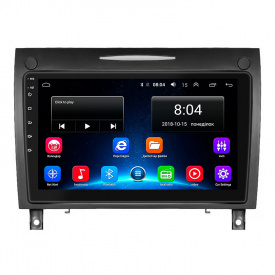 Магнитола Lesko Mercedes-Benz SLK-Класс II R171 Рестайлинг 2008-2011 9" 2/32Gb Wi-Fi GPS Base (10895-59509)