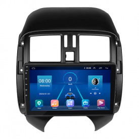 Штатная магнитола Lesko Nissan Almera III G15 2012-2018 9" 6/128Gb 4G Wi-Fi GPS Top