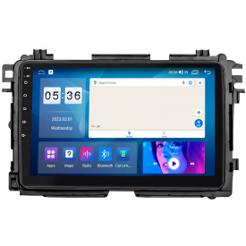 Штатная магнитола Lesko Honda HR-V II Рестайлинг 2018-н.в. 9" 2/32Gb CarPlay 4G Wi-Fi GPS Prime (12007-66993)