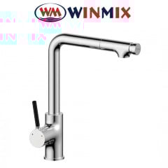 Смеситель для кухни Ухо Winmix Premium Adam (Chr-017), Польша Костопіль