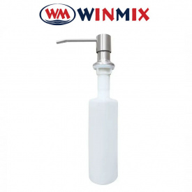 Диспенсер рідкого мила для мийки Winmix DIS-01.SUS врізний з нержавіючої сталі, Польща