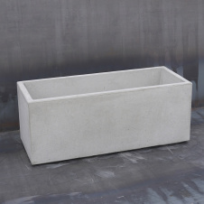 Клумба бетонная Лиссабон XL 40x100x40 см, уличная садовая