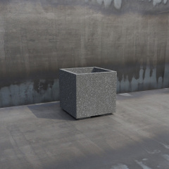 Вазон бетонный Лиссабон S 40x40x40 см, уличный садовый Кременчуг