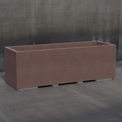 Цветочник бетонный Лиссабон 2XL 40x120x40 см, уличный садовый Тячев