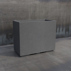 Вазон бетонный Сидней M 57x70x35 см, уличный садовый Гранит Балаклея