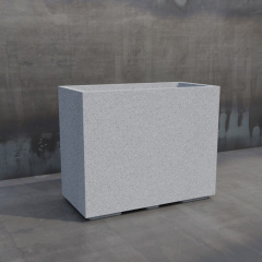 Вазон бетонный Сидней M 57x70x35 см, уличный садовый Гранит Балаклея