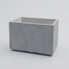 Вазон бетонный Лиссабон М 40x60x40 см, уличный садовый Художественная покраска