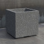 Вазон бетонный Лиссабон S 40x40x40 см, уличный садовый Гранит Братське