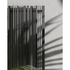 Дизайн-радиатор Terma Sherwood 1900x540 mm, Raw Metal Надворная