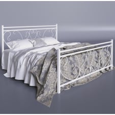 Двоспальне ліжко Монстера Tenero металеве для заміського приватного будинку 180х200