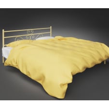 Двоспальне ліжко Лаванда Tenero металеве для знімних квартир тимчасового житла дачі 160х190