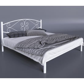 Двоспальне ліжко Камелія Tenero металеве для готельних номерів будинку квартири 140х200