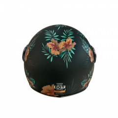 Мотошолом відкритий Beon B-110B XL Matt Black-Flower (298689) Харків