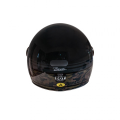 Мотошлем открытый Beon B-120 27 L Shiny Black (298696) Харьков