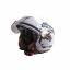 Мотошлем открытый Beon B-120 202 XL Shiny Light Grey (298701) Днепр