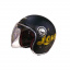 Мотошлем открытый Beon B-108A ABS Love XL Shiny Black-Gold (298678) Луцк