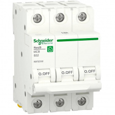 Автоматический выключатель Schneider Electric RESI9 6кА 3P 32A B (R9F02332)