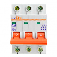 Автоматический выключатель ECO 3р 16А EcoHome