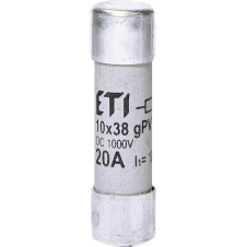 Предохранитель ETI 002625108 CH 10x38 gPV 20A 1000V (10kA) UL