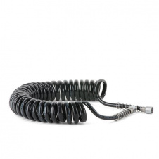 Шланг для аэрографа спиральный, полиуретан 6*4 мм, 3 м, 1/8-1/8 INTERTOOL PT-1750