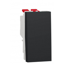 Одноклавишный перекрестный переключатель Schneider Electric NU310554 (схема 7) 10А 1М (антрацит)