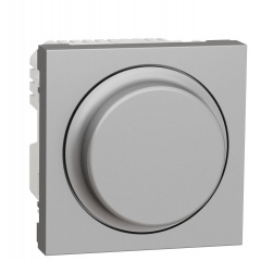 Универсальный поворотный диммер Schneider Electric NU351430 для LED ламп (алюминий) Київ